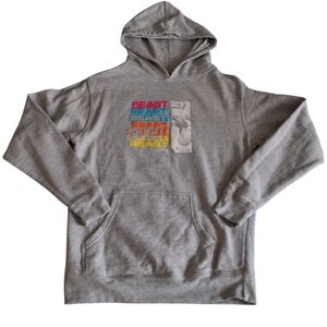 Mr. Beast Youth Large Grey Pullover Hoodie